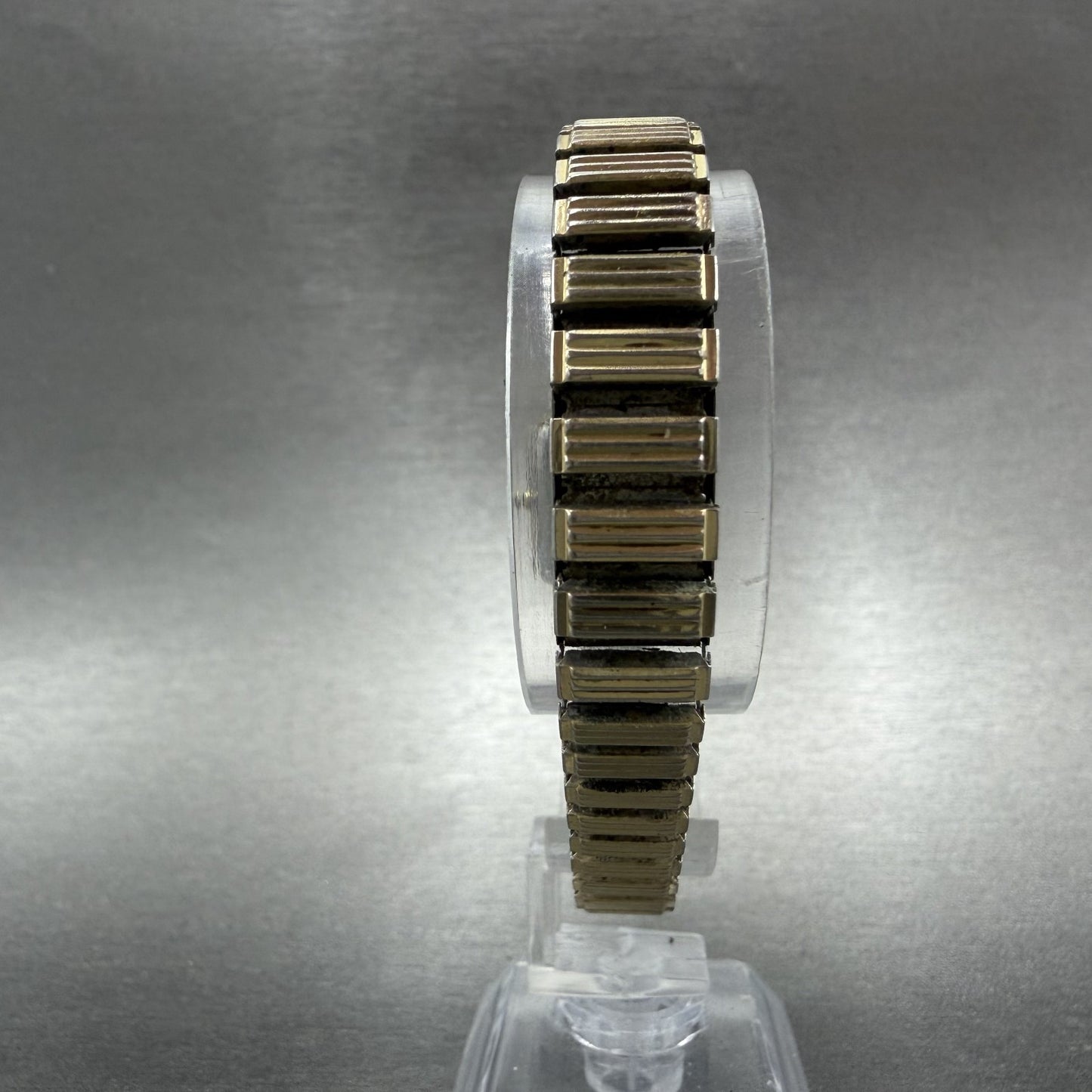 Seiko Tank Watch Women 20mm Rose Dial Gold Tone Rectangle 2320-581A New Battery7