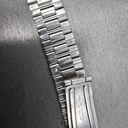 Seiko Landy Bracelet 18mm Stainless Steel Two Tone Folding Clasp VTG Japan10