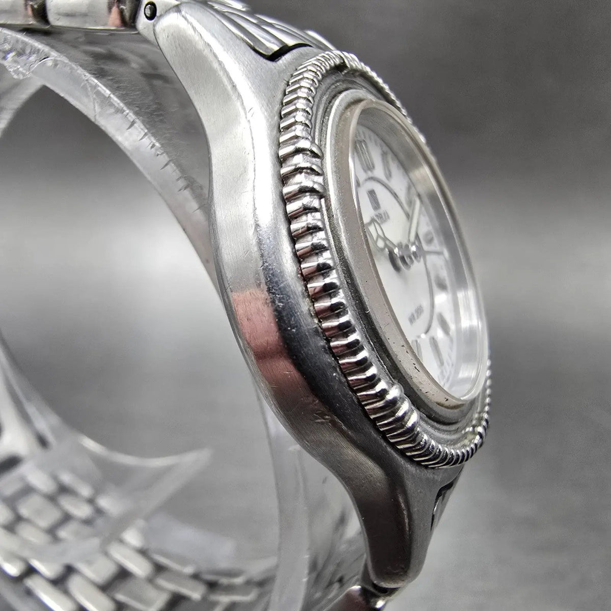 Citizen Nobila Watch Women 27mm White Dial Silver Round 4633-E68460 New Battery3