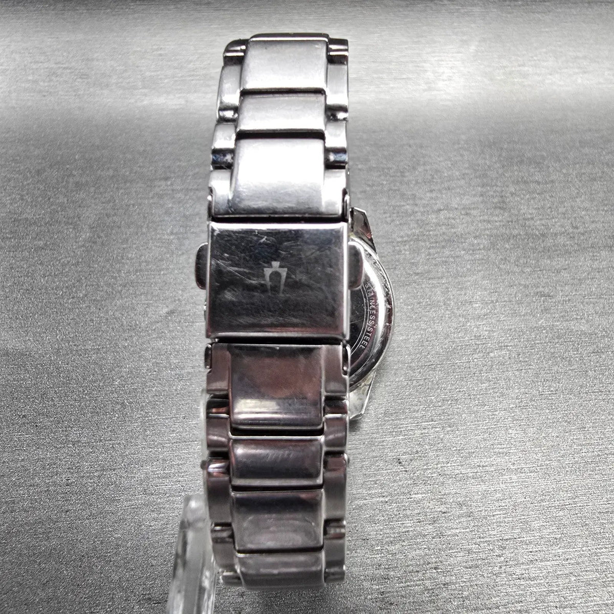 Bulova Watch Women 32mm MOP Dial Silver Tone Diamond Markers 96P144 New Battery7