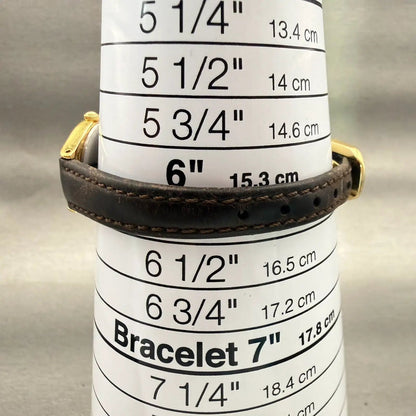 Seiko Watch Women 20mm Black Dial Gold Tone Round 1N01-0E10 New Battery Vintage9