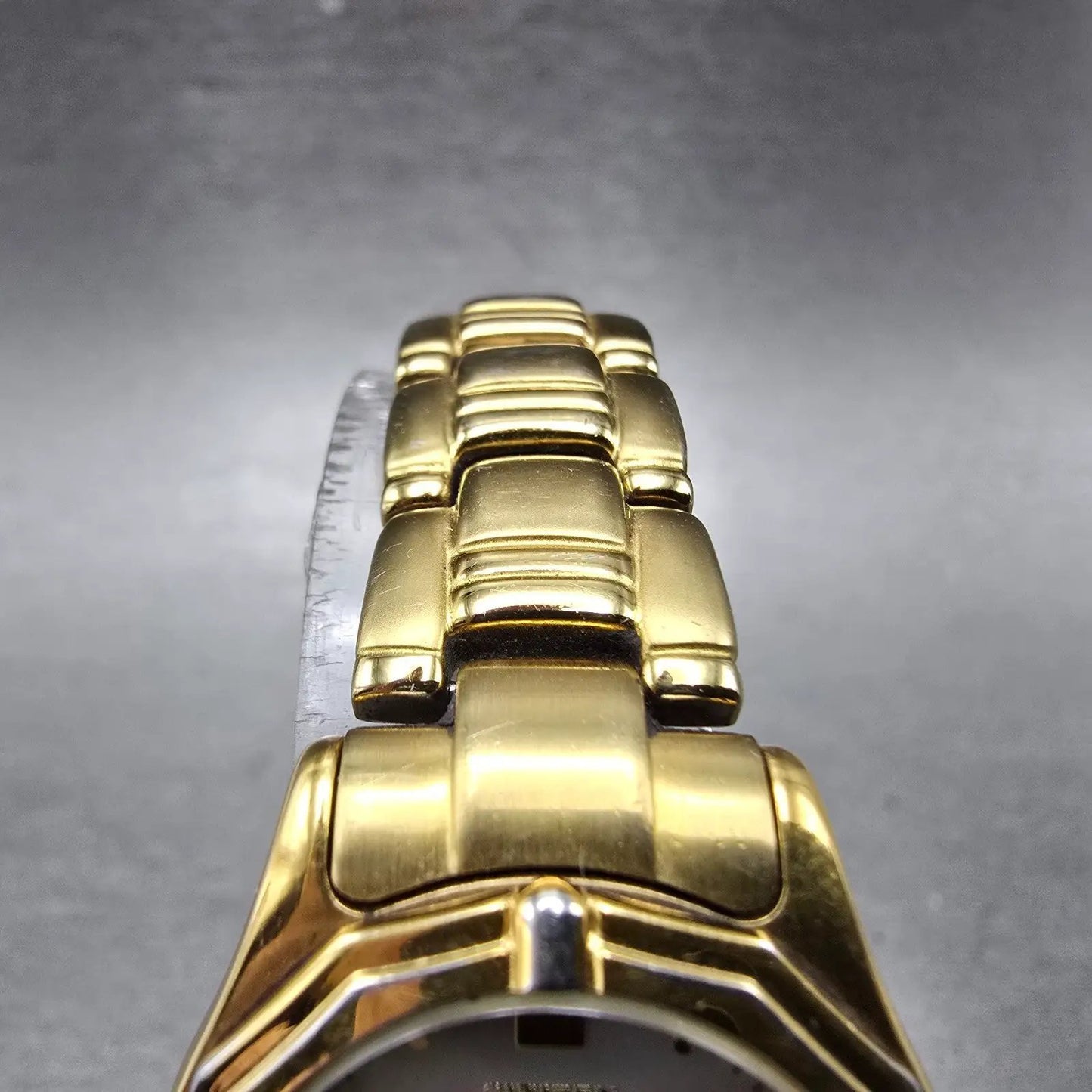 Citizen Eco-Drive Watch Women 25mm MOP Dial Gold Tone Round B230-H17311 Runs4