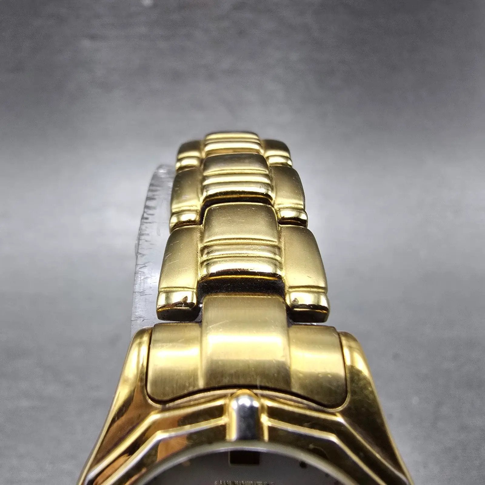 Citizen Eco-Drive Watch Women 25mm MOP Dial Gold Tone Round B230-H17311 Runs4