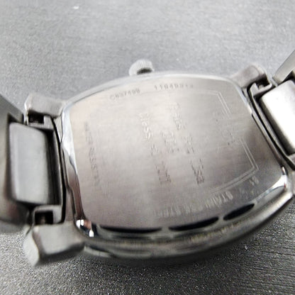 Bulova Watch Women 26mm White Dial Stainless Steel Tonneau 96R135 New Battery9