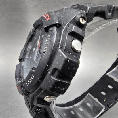 Casio G-Shock G-100 Watch Men 47mm Black Red Analog Digital 5158 PARTS3