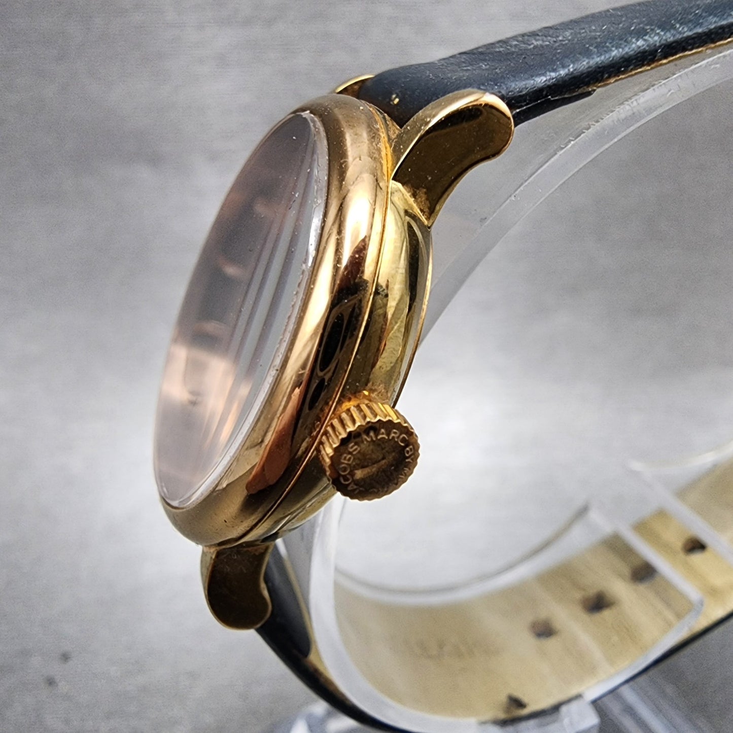 Marc Jacobs Baker Watch Women 28mm Blue Dial Rose Gold Tone Small Seconds NewBat2