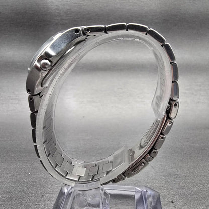 Citizen Eco-Drive Watch Women 25mm Gray Dial Silver Daydate E001-K17580 Works6