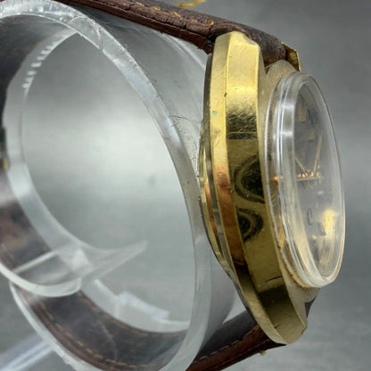 Bulova Accutron Watch Women 27mm Champagne Dial Gold Tone Round N3 PARTS Vintage4