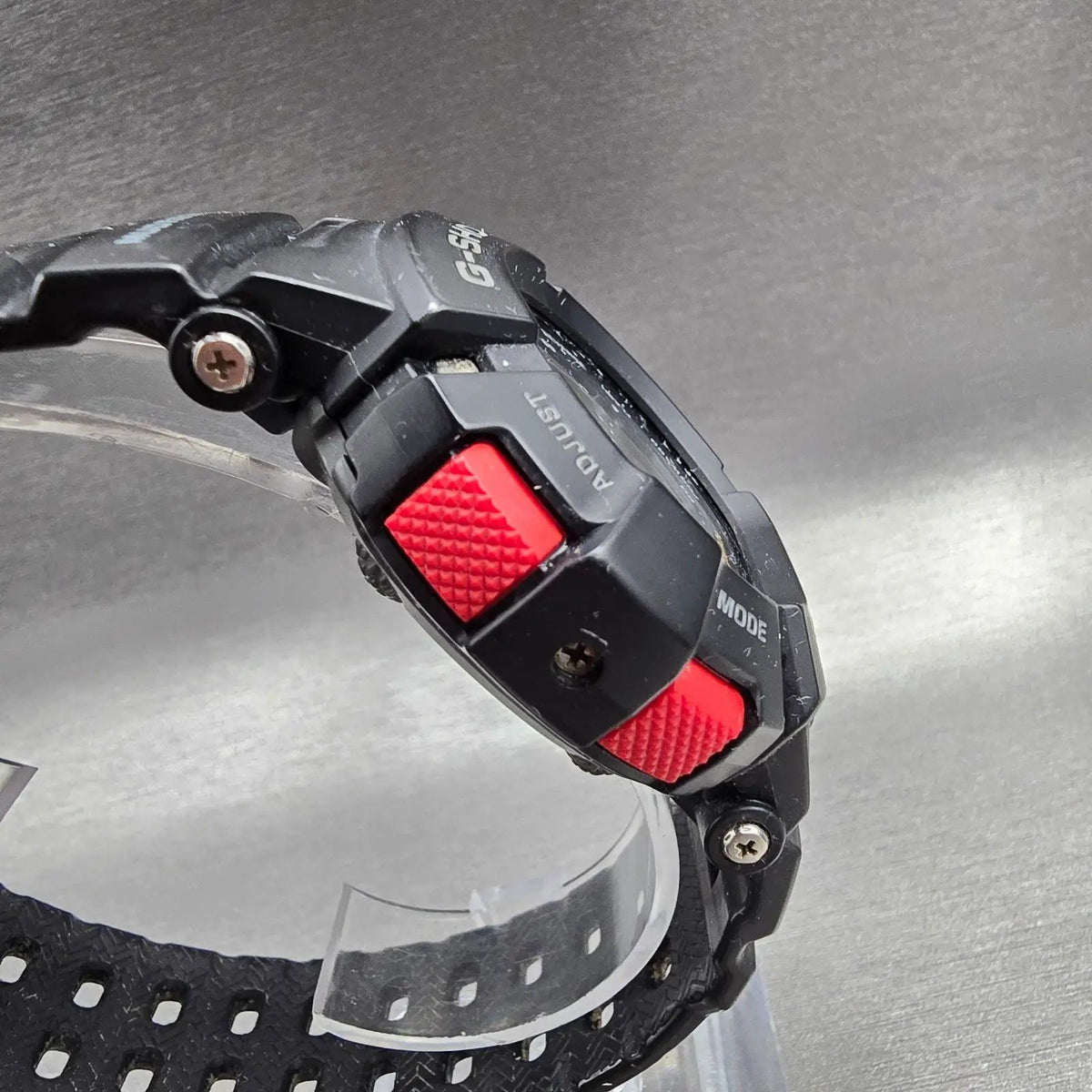 Casio G-Shock Mudman G-9000 Watch Men 46mm Black Red Chrono Alarm New Battery K3