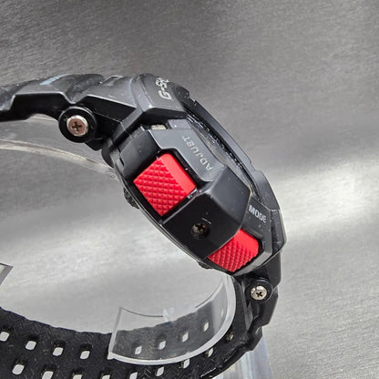 Casio G-Shock Mudman G-9000 Watch Men 46mm Black Red Chrono Alarm New Battery K3