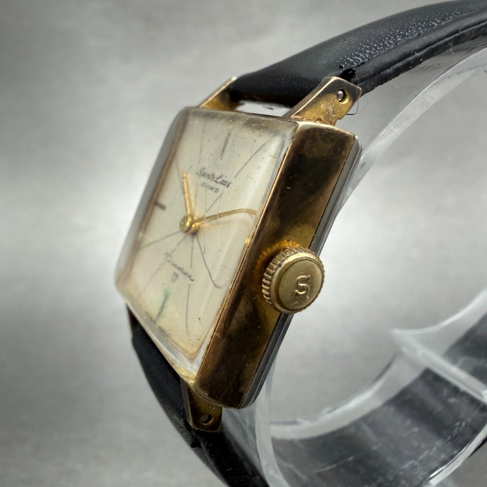 Seiko Sports Lady Watch Women 22mm White Dial Gold Tone Manual 6510 Runs Vintage2
