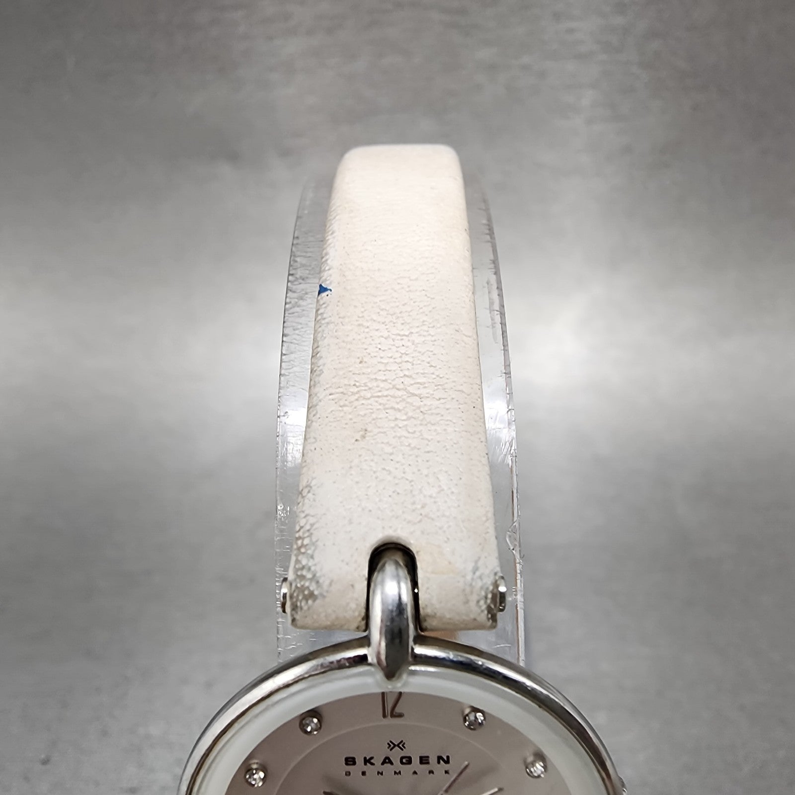 Skagen Watch Women 25mm White Dial Silver Tone Round SKW2012 New Battery4