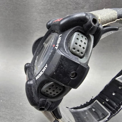 Casio G-Shock Riseman DW-9100 Watch Men 54mm Black Alarm Chronograph New battery2