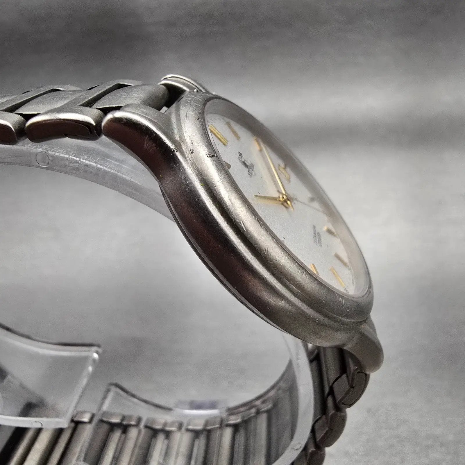 Citizen Attesa Watch Men 35mm Silver Dial Titanium Date 5510-F51758 New Battery3