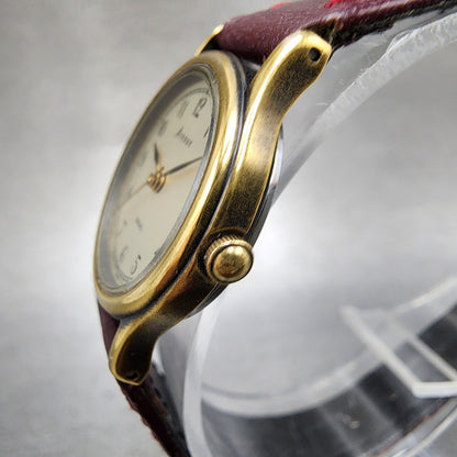 Seiko Avenue Watch Women 23mm Silver Dial Bronze Tone 1f210c30 New Battery2
