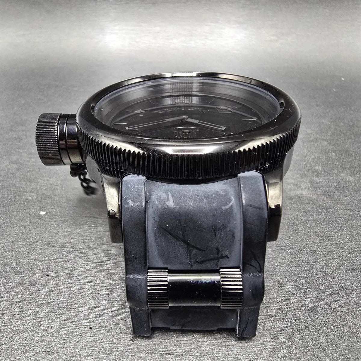 Invicta Russian Diver Watch Men 51mm Black Dial Black Case Round 0394 New Batt4