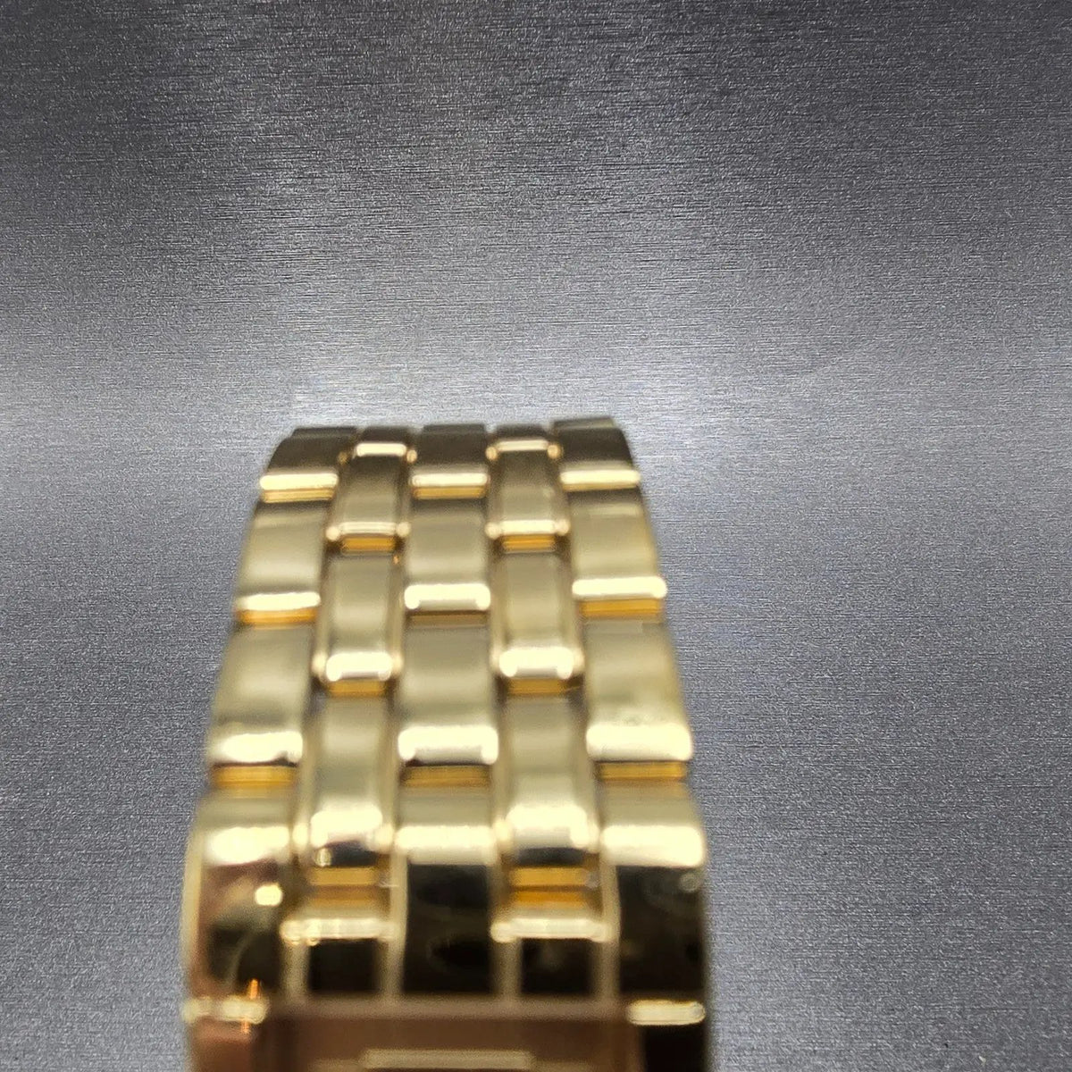 Raymond Weil Tema Watch Men 20mm Gold Dial Gold Plated Rectangle 5887 PARTS5