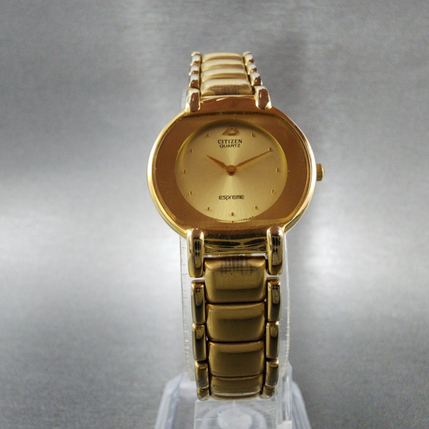 Citizen Espreme Watch Women 23mm Gold Dial Gold Tone 2200246087 New Battery5