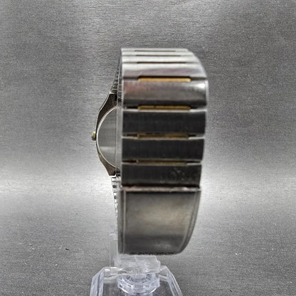 Seiko Analog Digital Watch Men 33mm Silver Dial Two Tone Alarm H601-5471 PARTS7