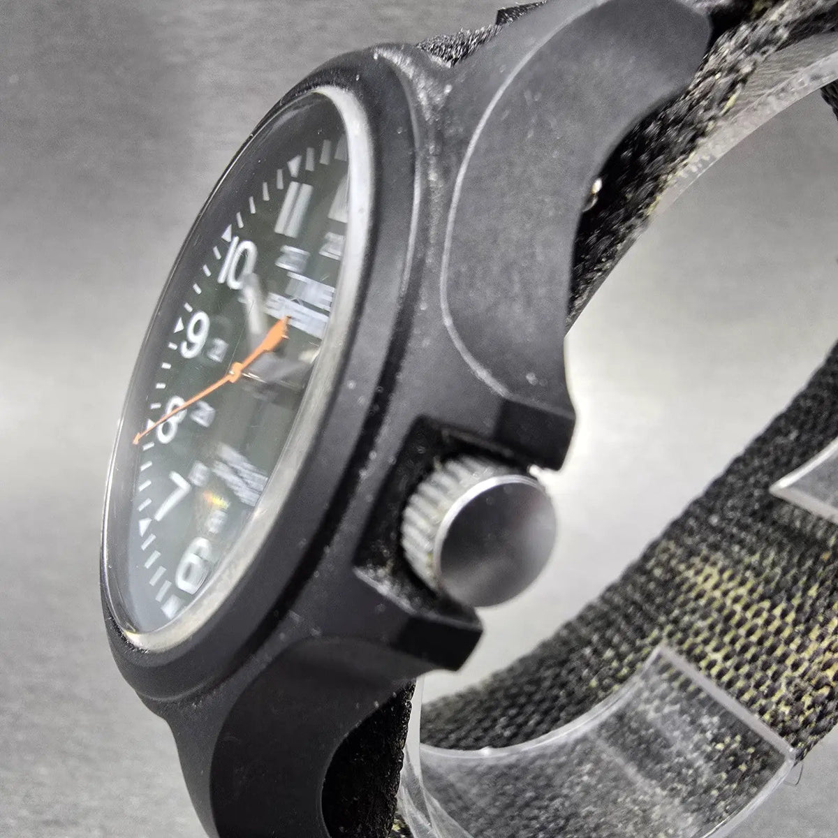 Timex Expedition Acadia Watch Men 40mm Green Dial Black Date READ!!! New Battery2