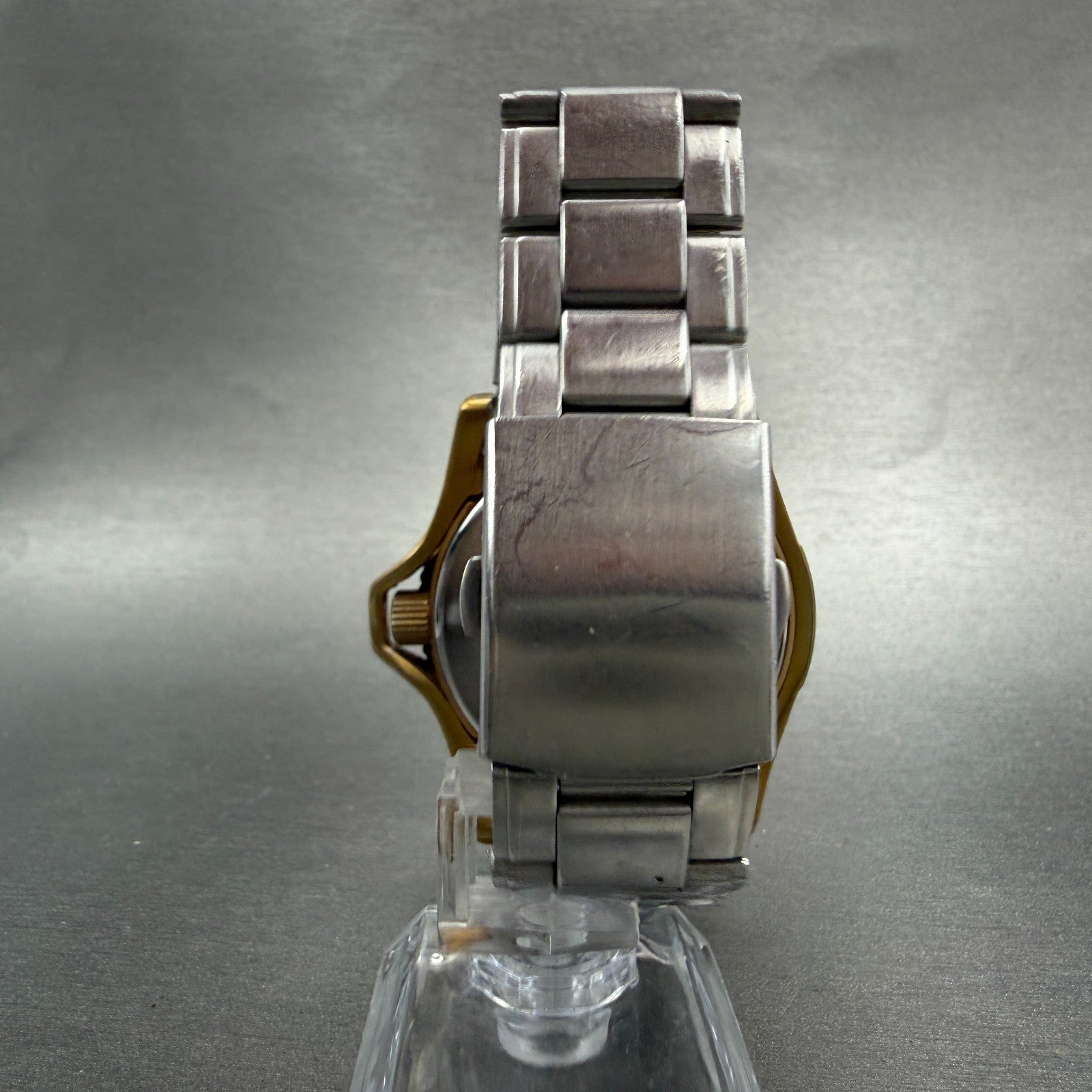 Diesel Rollcage Watch Men 46mm Black Dial Rose Gold Tone Date DZ-1754 New Batter8