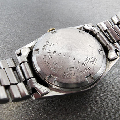 Seiko SQ Watch Women 24mm Silver Dial Two Tone Daydate 3e230a69 New Battery9