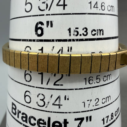 Hamilton Watch Women 16mm White Dial Gold Tone Oval New Battery Vintage10