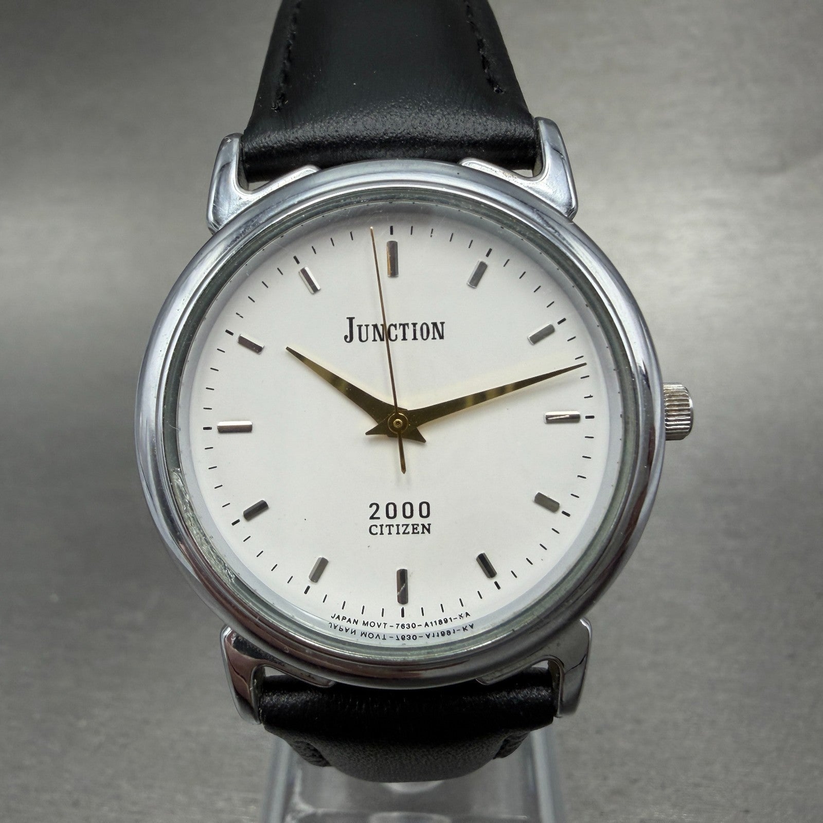 Citizen Junction Watch Unisex 32mm White Dial Silver Tone 7630-A04153 New Batt0