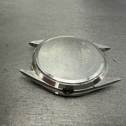Seiko SQ Watch Men 34mm Black Dial Silver Tone Daydate Round 8123-800A PARTS13