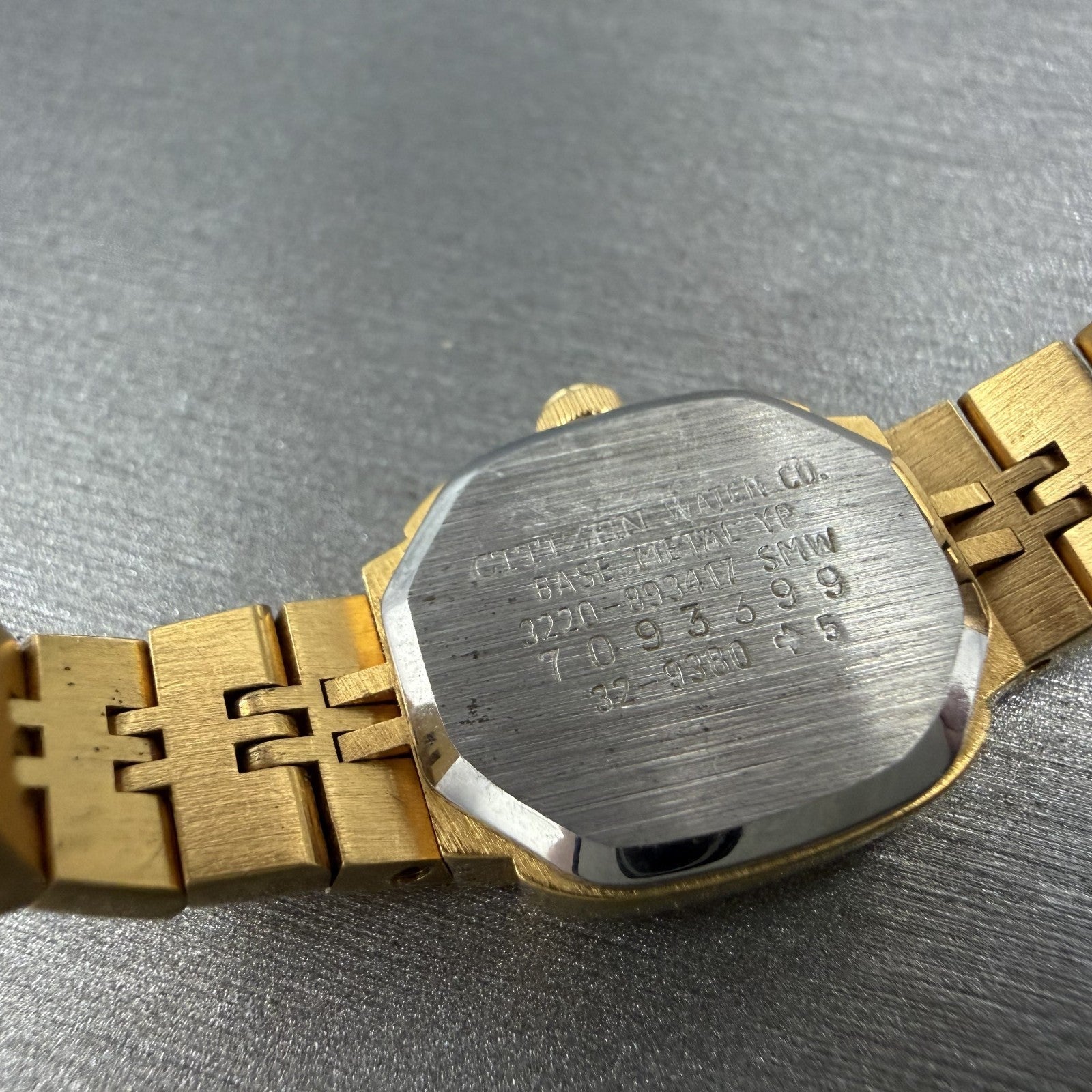 Citizen CQ Watch Women 17mm Champagne Dial Gold Tone 3220-893417 New Battery9