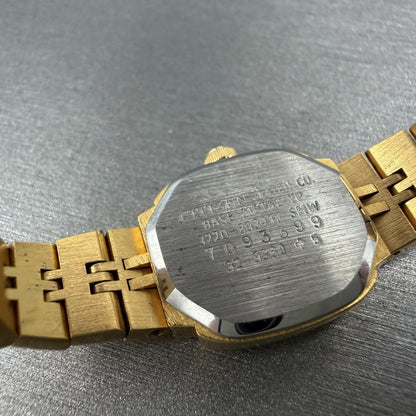 Citizen CQ Watch Women 17mm Champagne Dial Gold Tone 3220-893417 New Battery9