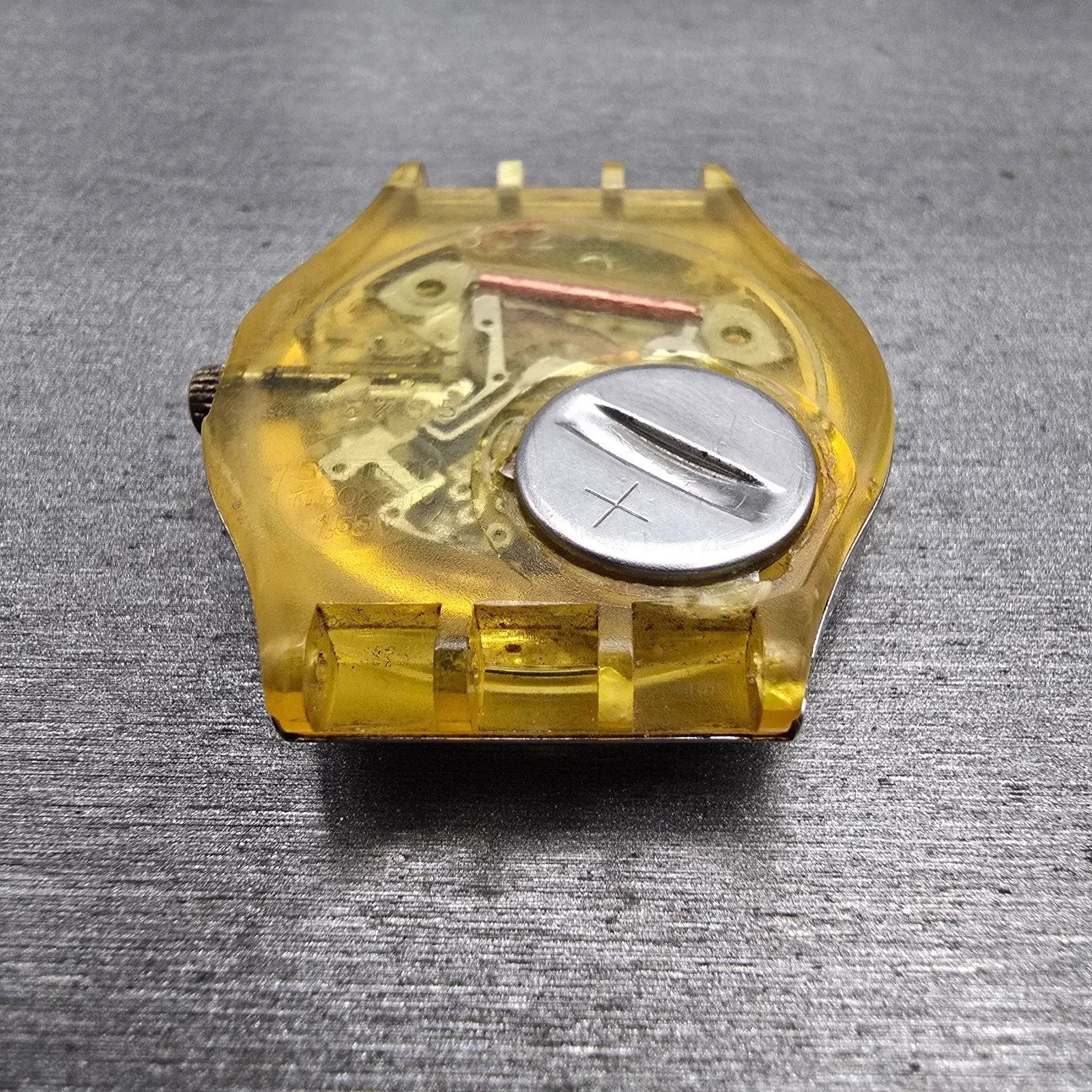 Swatch Golden Sphere Watch Men 39mm Skeleton Dial Silver Case GX102 New Battery8