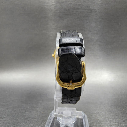 Raymond Weil Othello Watch Women 24mm Black Dial Gold Plated Round New Battery7