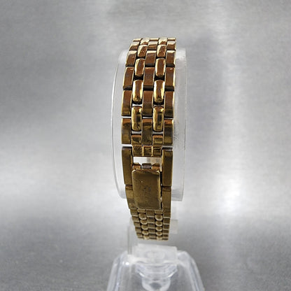 Citizen Watch Women 21mm Black Dial Gold Tone Round 5930S16806 New Battery7