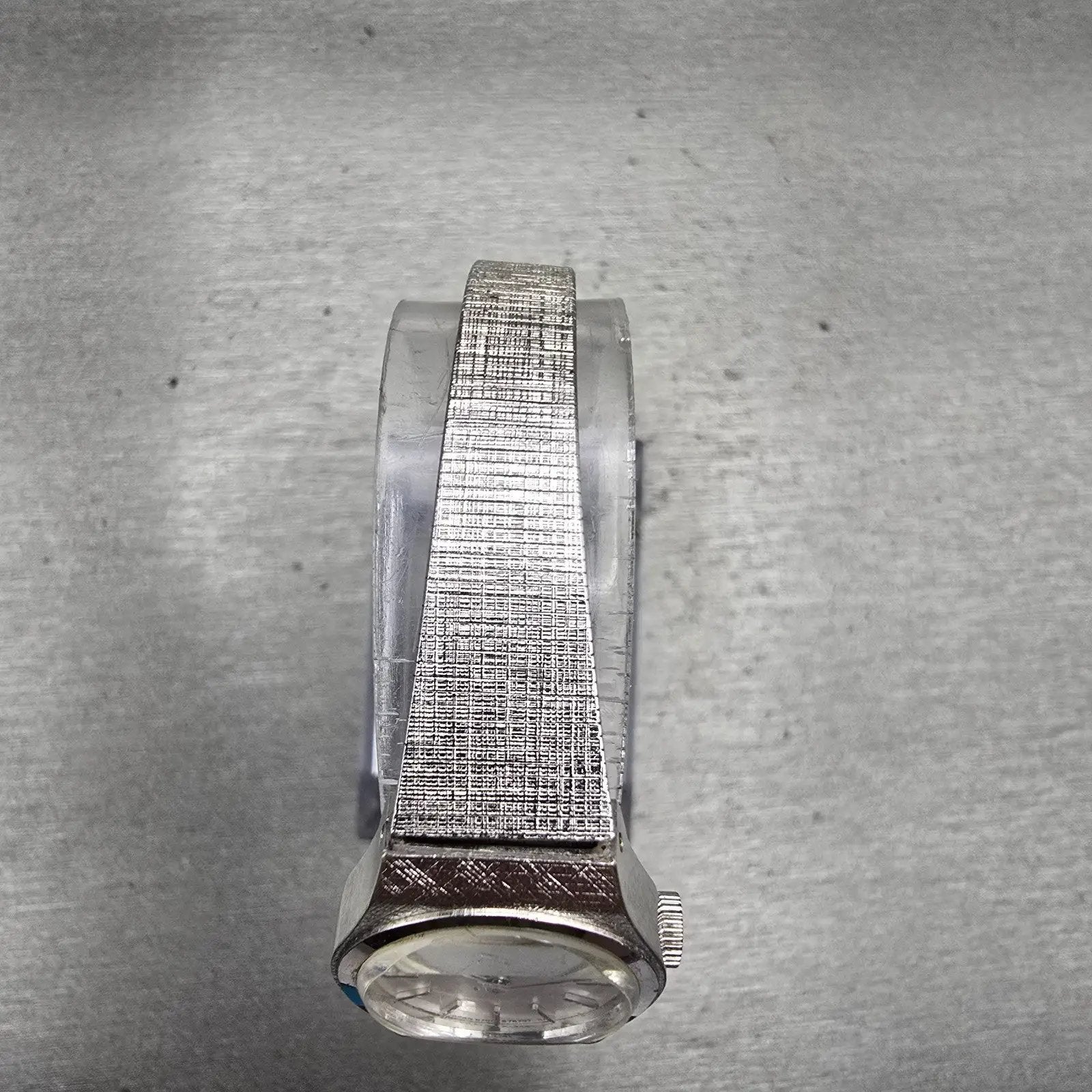 Citizen Watch Women 20mm Silver Dial Silver Tone Oval 4-675452 Manual Wind VTG4