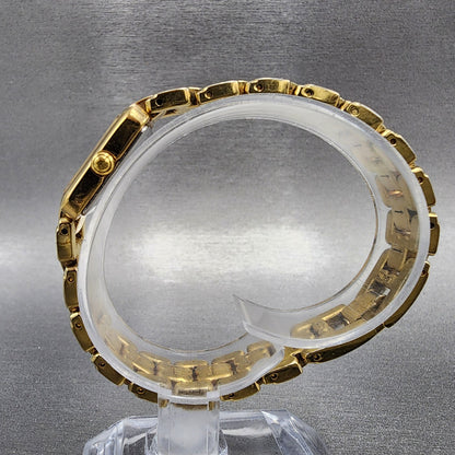 Seiko Tank Watch Women 16mm White Dial Gold Tone Rectangle 1N006T10 New Battery6