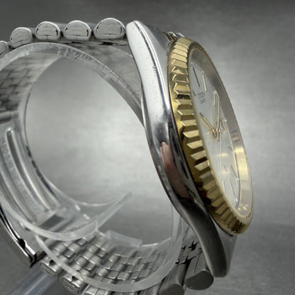 Citizen CQ President Watch Men 36mm Silver Dial Two Tone Daydate Round New batt3