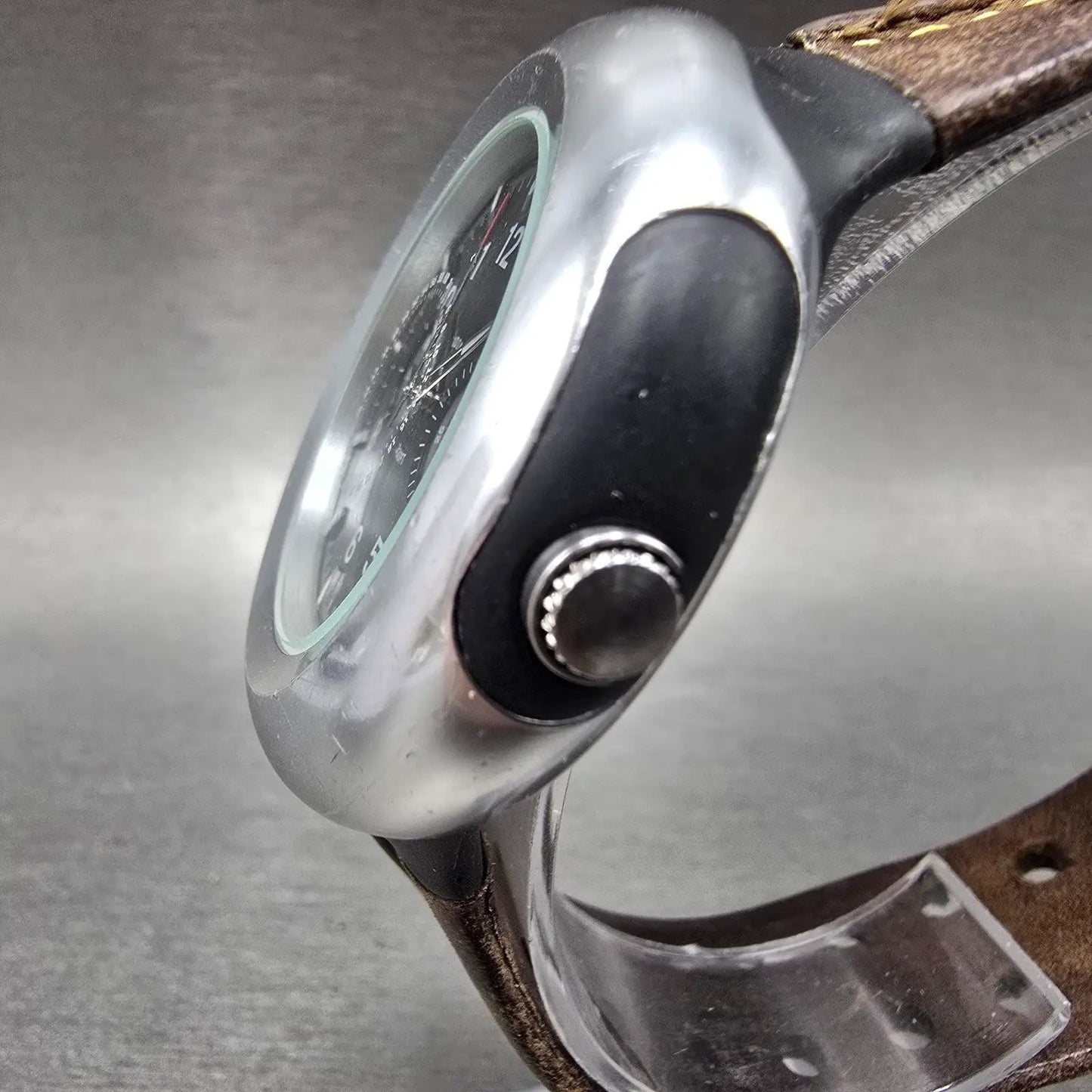Nike Oregon Watch Men 45mm Black Dial Aluminum Daydate Round WA0050 New Battery2