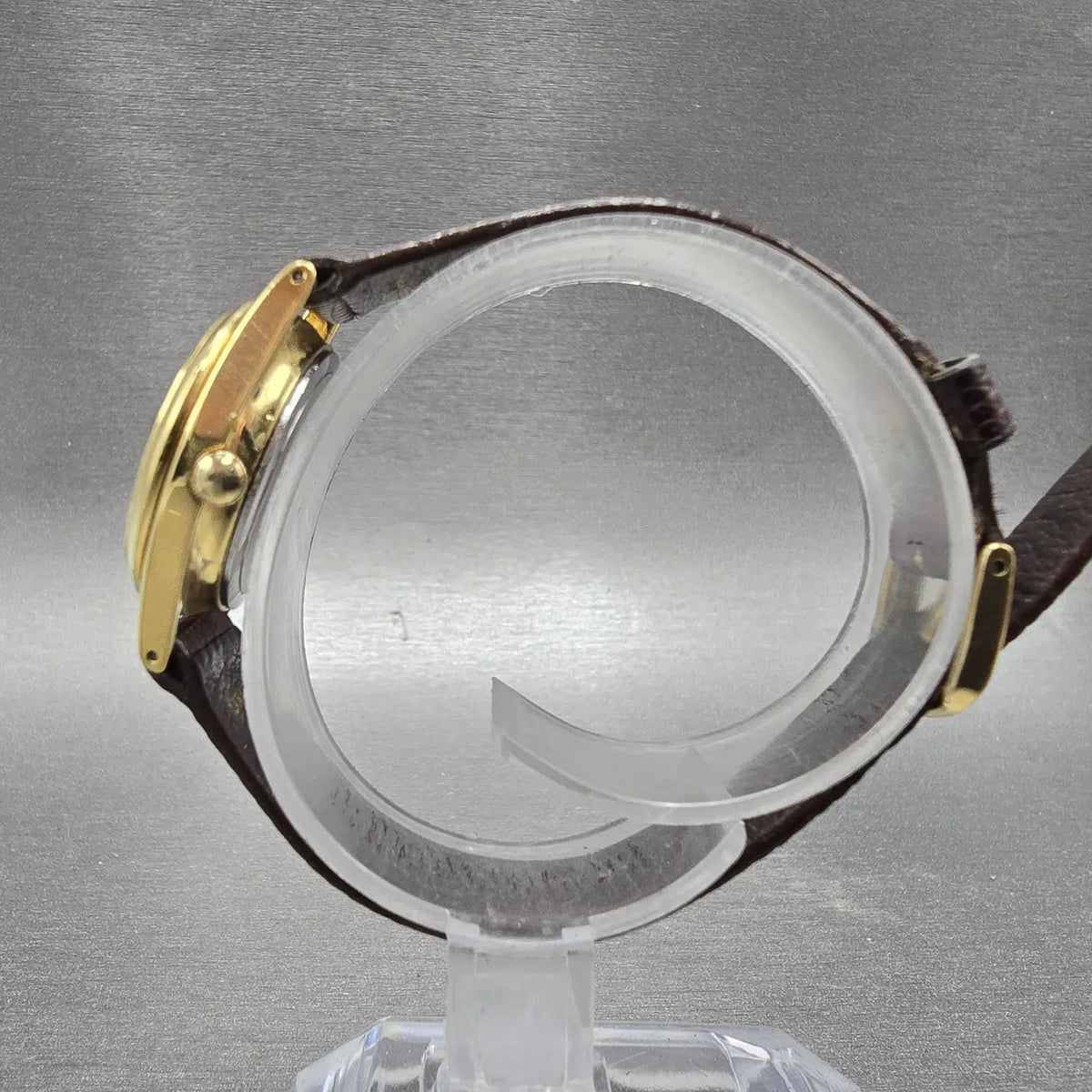 Seiko Moonphase Watch Women 25mm Champagne Dial Gold Round 2A24-0048 PARTS7