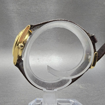 Seiko Moonphase Watch Women 25mm Champagne Dial Gold Round 2A24-0048 PARTS7