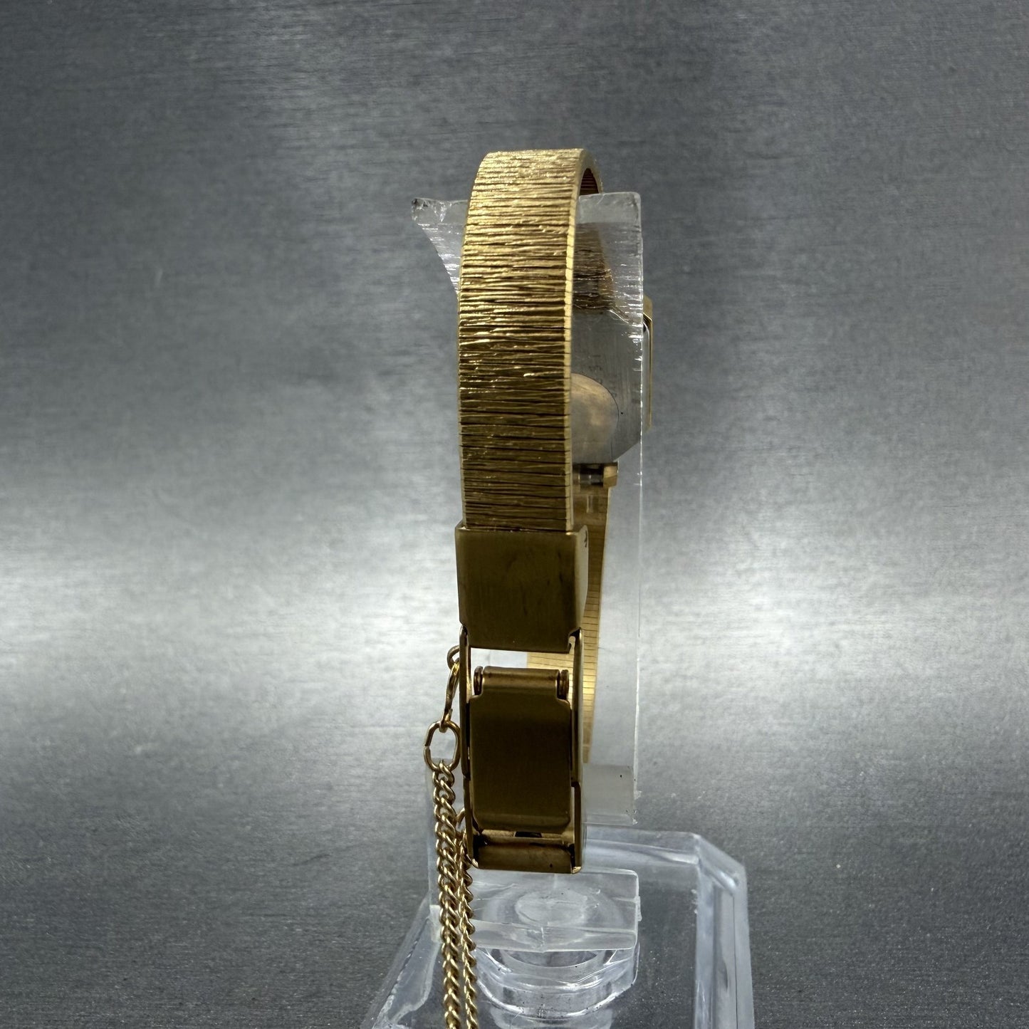 Citizen CQ Watch Women 16mm Cream Dial Gold Tone Octagon 3220-949871 New Batt7