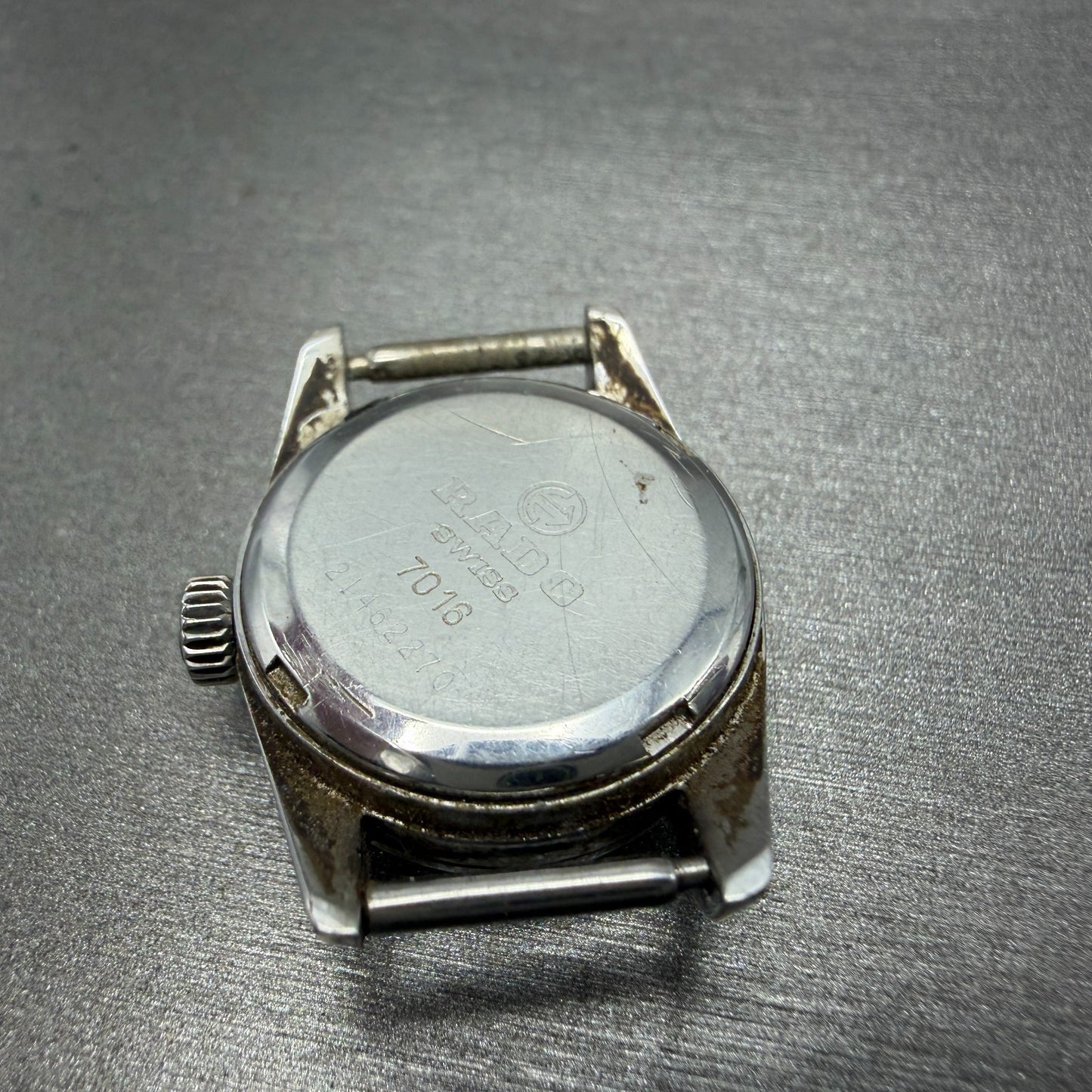 Rado Emile Watch Women 21mm Silver Dial Silver Tone Date Round 7016 Auto PARTS9