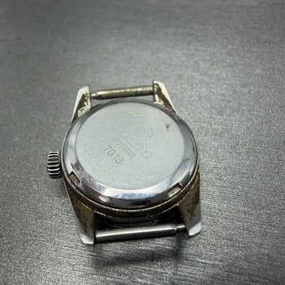 Rado Emile Watch Women 21mm Silver Dial Silver Tone Date Round 7016 Auto PARTS9