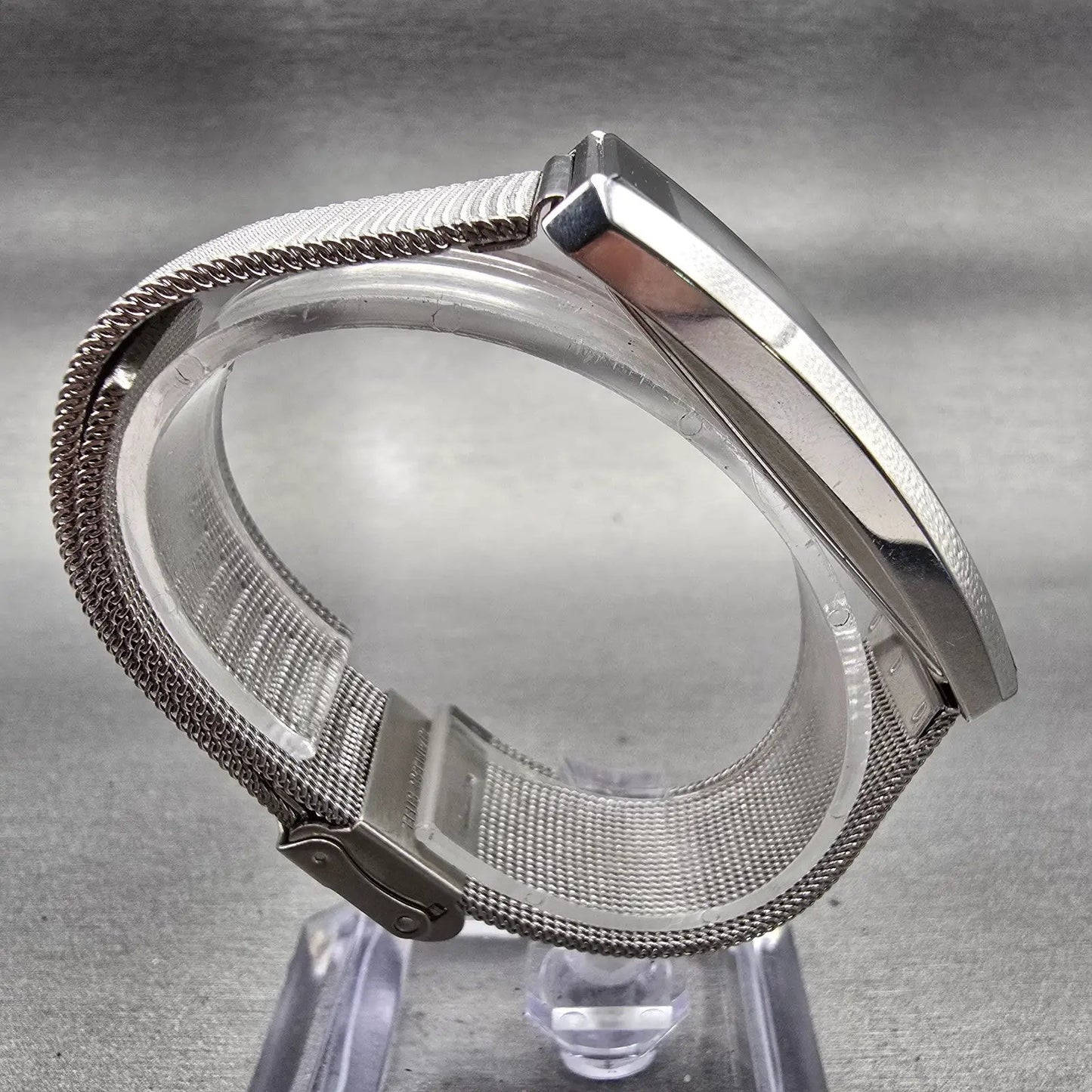 Skagen Disney Tank Watch Women 22mm Dual Time Silver Tone D295USS New Battery8
