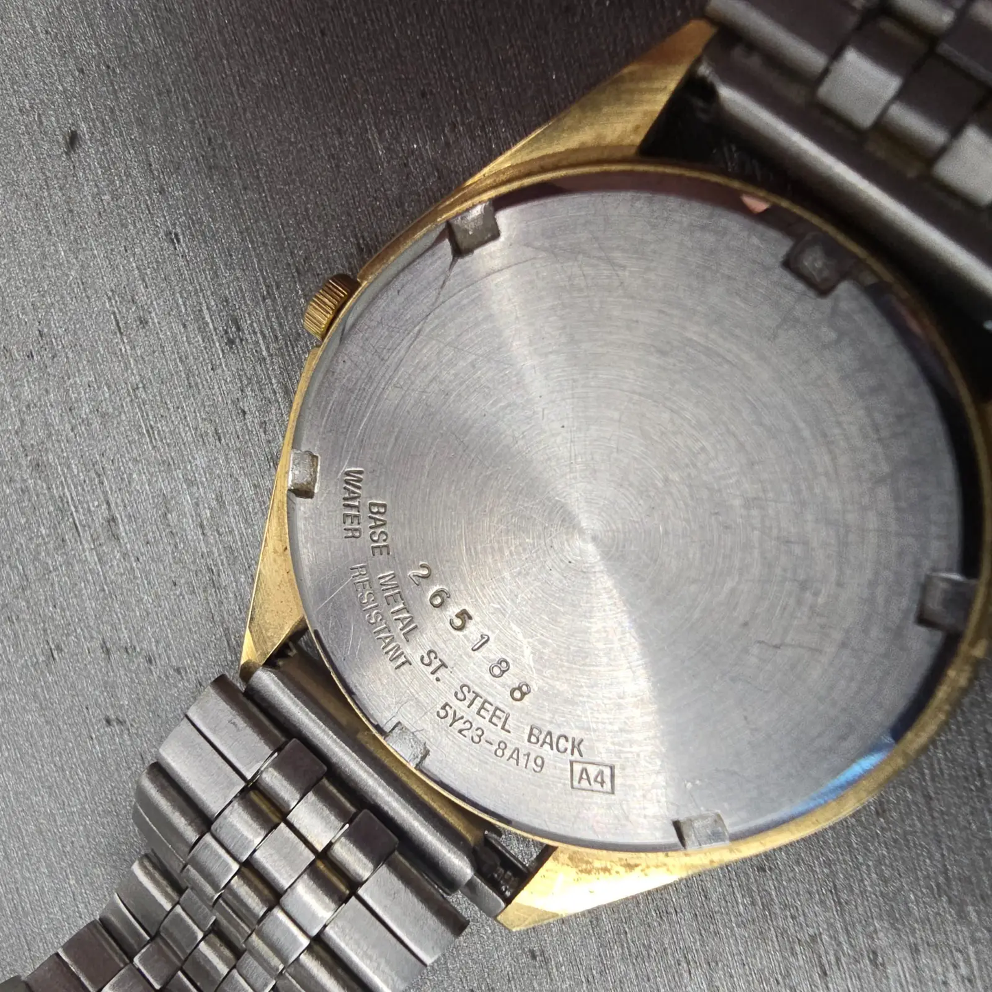 Seiko North Carolina Watch Men 40mm Champagne Dial Date 5Y23-8A19 New Battery10