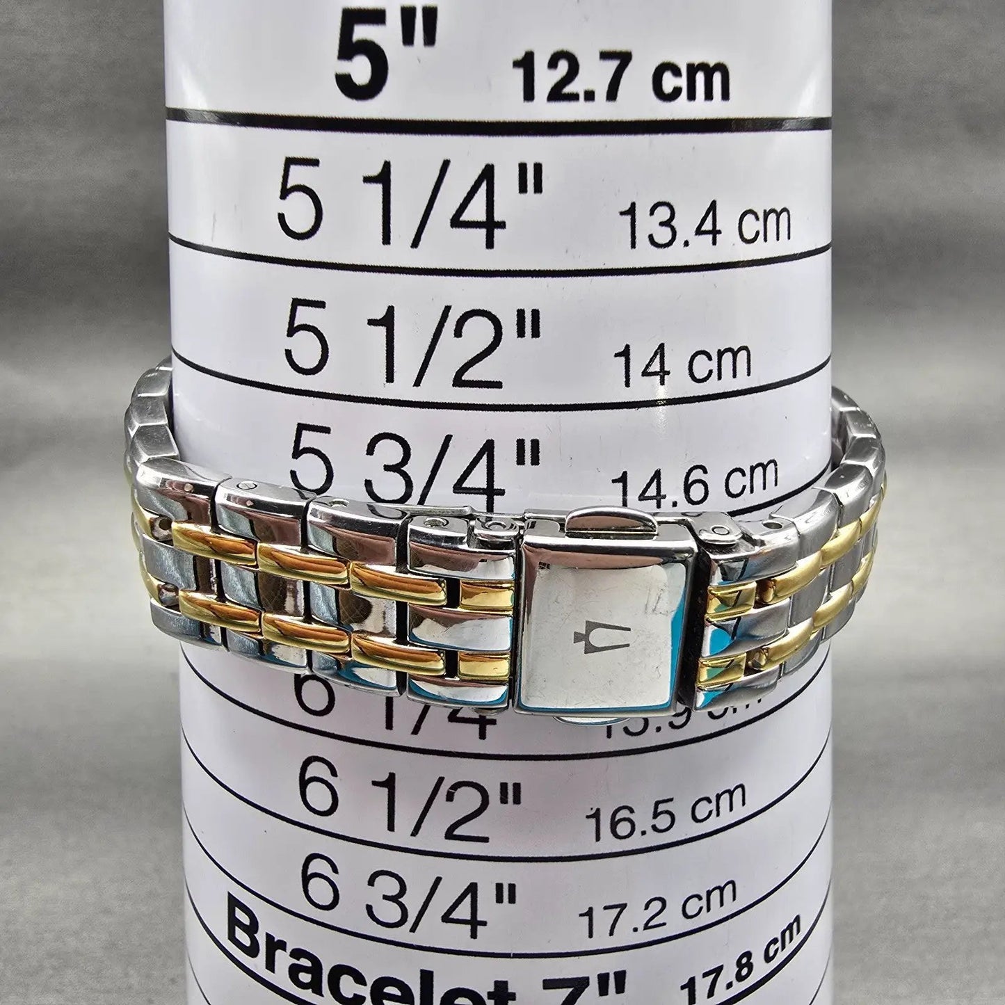 Bulova Watch Women 26mm Silver Dial Two Tone Round 98L138 New Battery Bracelet9