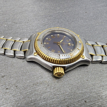 Ebel Discovery Dive Watch Women 29mm Gray Dial Two Tone Date READ!! New Battery5