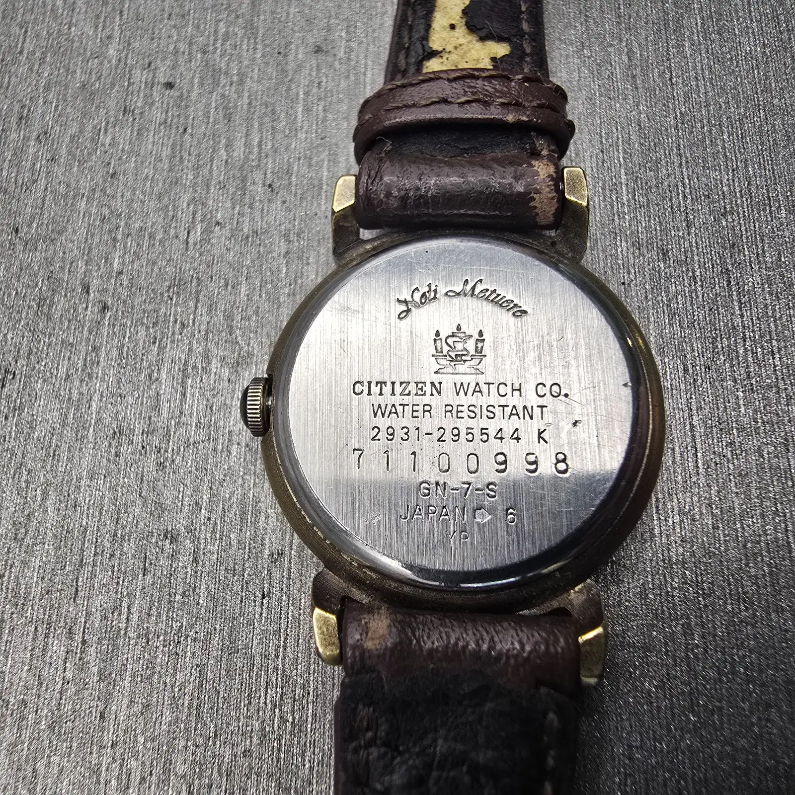 Citizen Club La Mer Watch Women 23mm Gold Dial Gold Tone 2931-295544 New Battery10