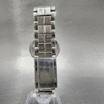 Seiko Seikomatic Watch Men 36mm Silver Dial Silver Tone J13044 Runs READ!!!