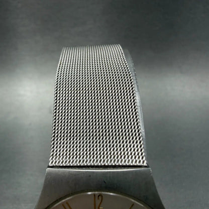 Skagen Watch Men 36mm Silver Dial Silver Tone Date Round 233XLSGS New Battery4
